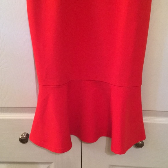 Lulu’s red/orange midi dress size XS NWT - Picture 10 of 10